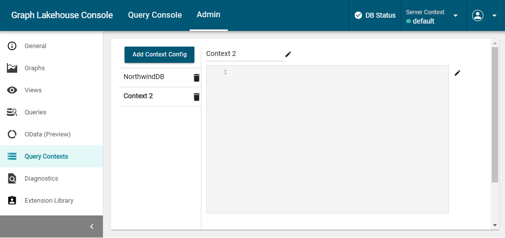 Query context display