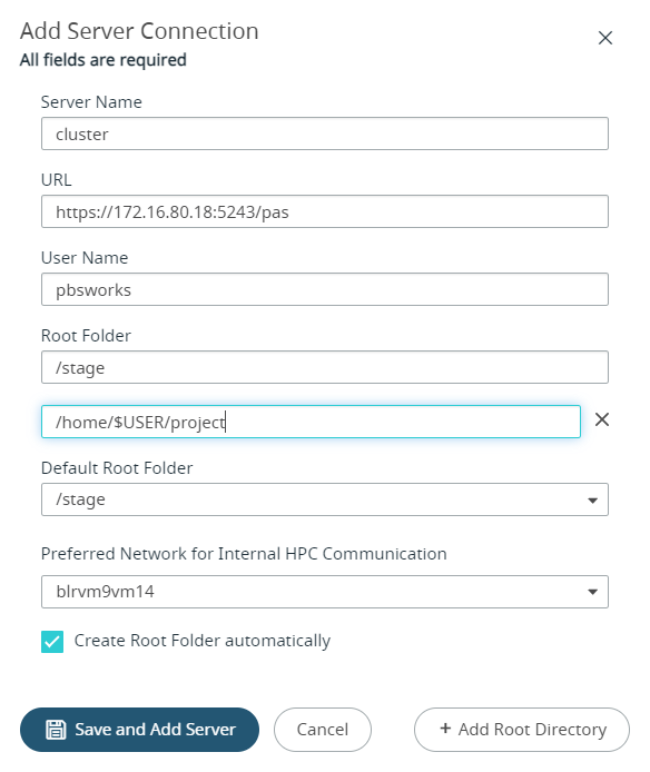 Adding Multiple Root Directories