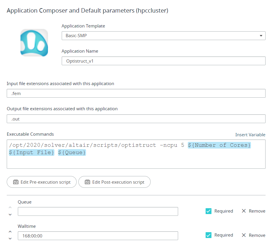 Application Definition Form