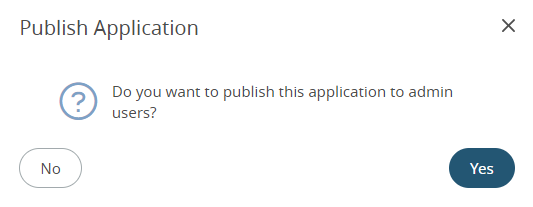 Publish Application