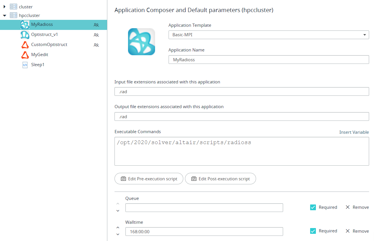 Applications List