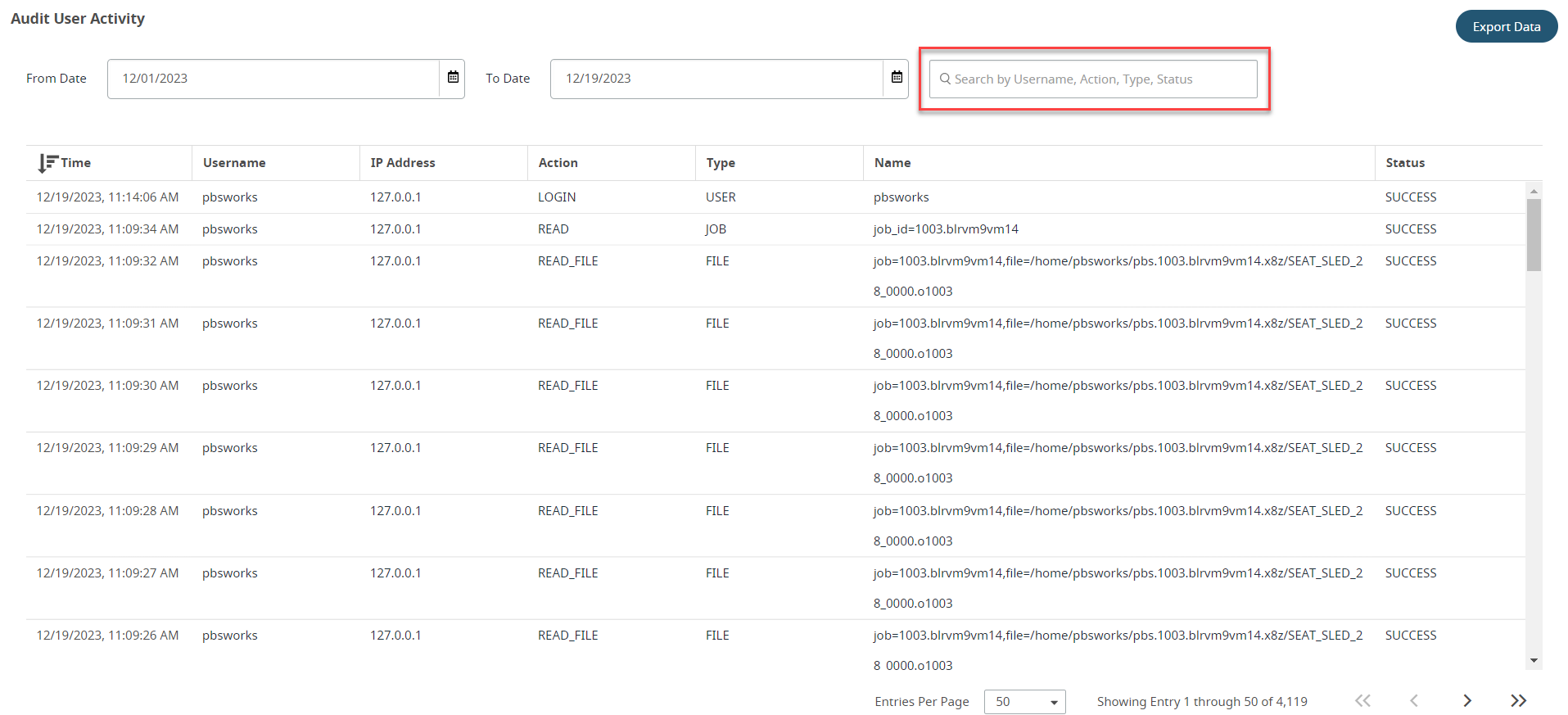 Search Criteria