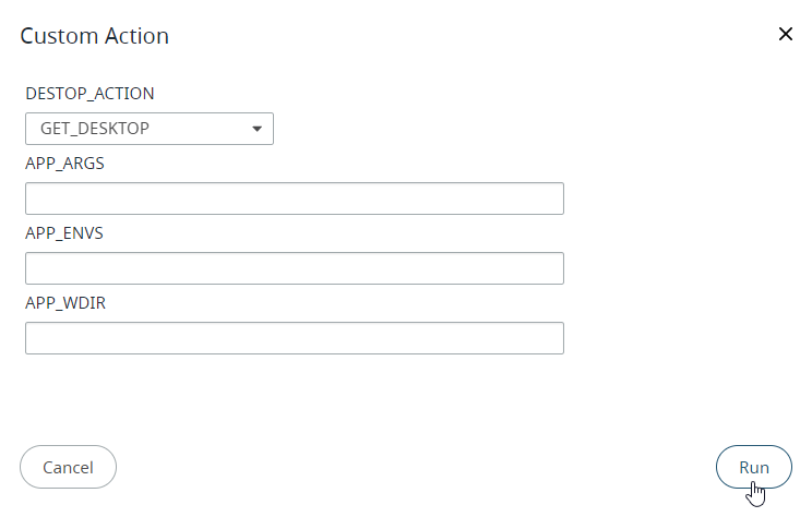 Custom Action Option