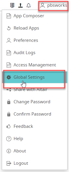 Global Settings