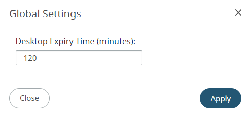 Remote Desktop Global Setting