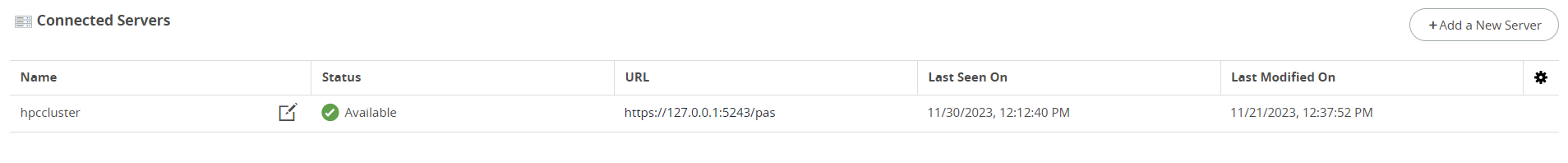 Local Host Cluster