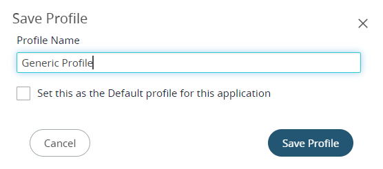 Save Profile