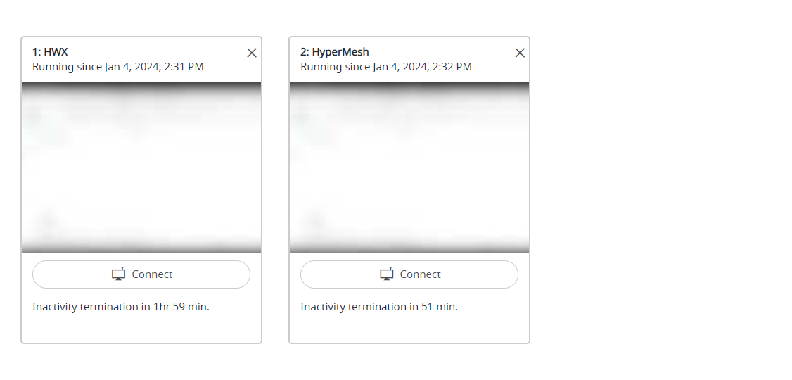 Remote Desktops List