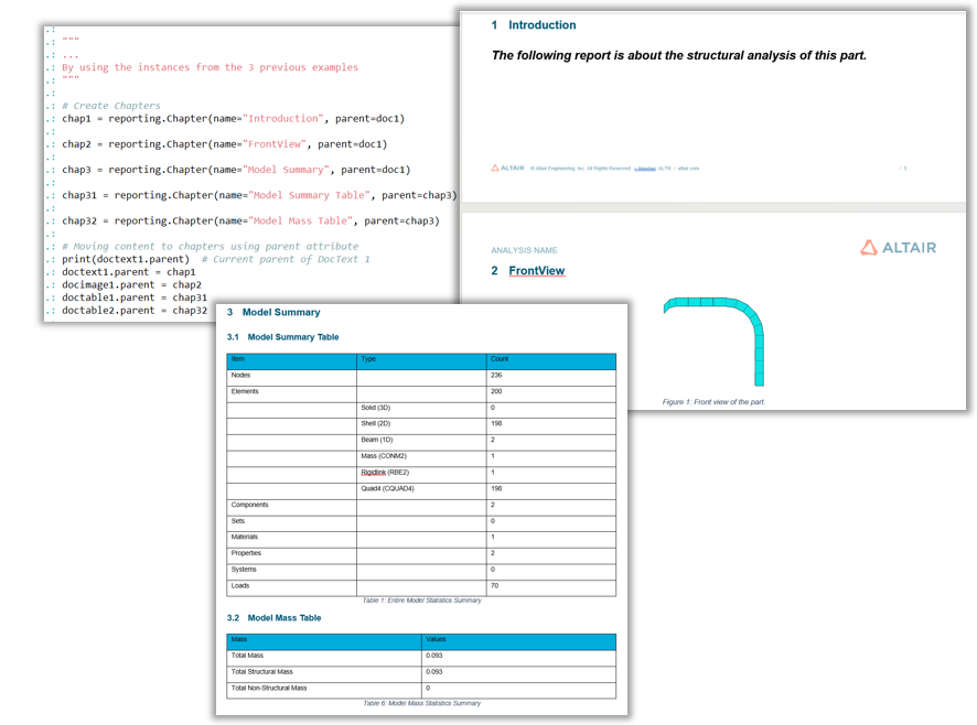 Word Reports — HyperMesh Python API 2025 documentation