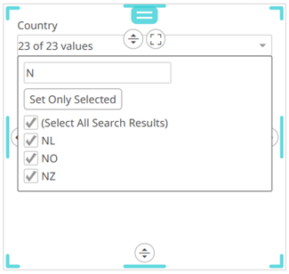 Multiple Selection Drop Down List