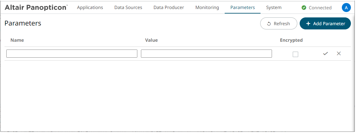 Adding Parameters