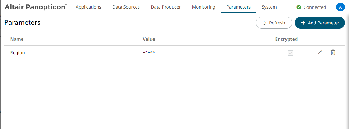 Adding Parameters